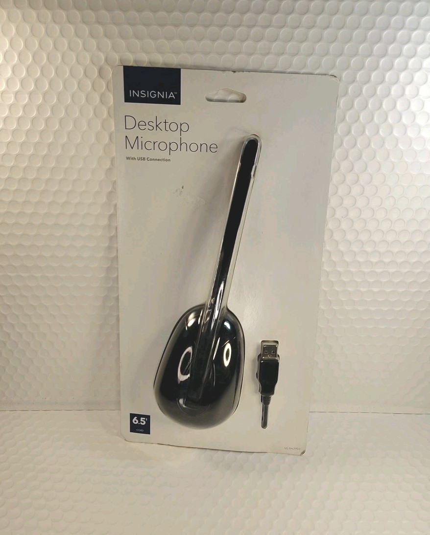 Insignia NS-PAUM50 New USB Microphone for Computer Video Calls