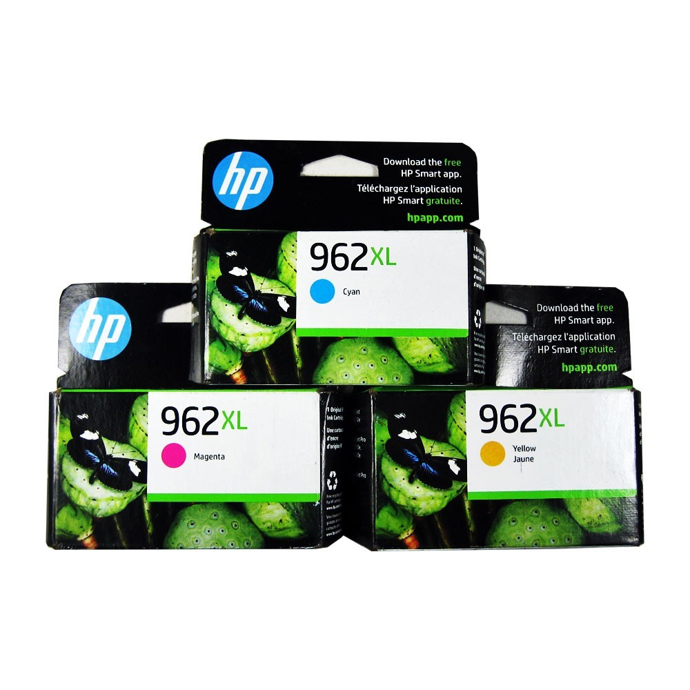 3pk Genuine HP 962XL Colors OfficeJet Pro 9015 9025 9010 9020 9012
