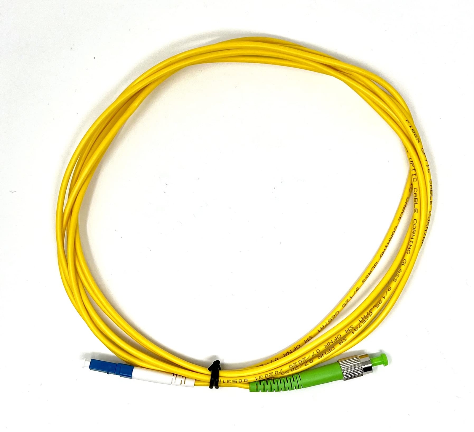 5M Singlemode Simplex Fiber Optic Cable 9/125 FC APC LC UPC Patch Cable Network