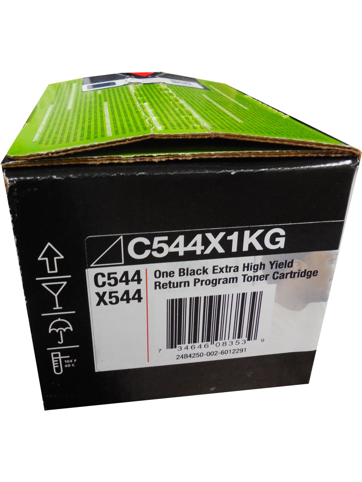 Lexmark C544X1KG Black Extra High Yield Toner Cartridge 6k Genuine OEM Original
