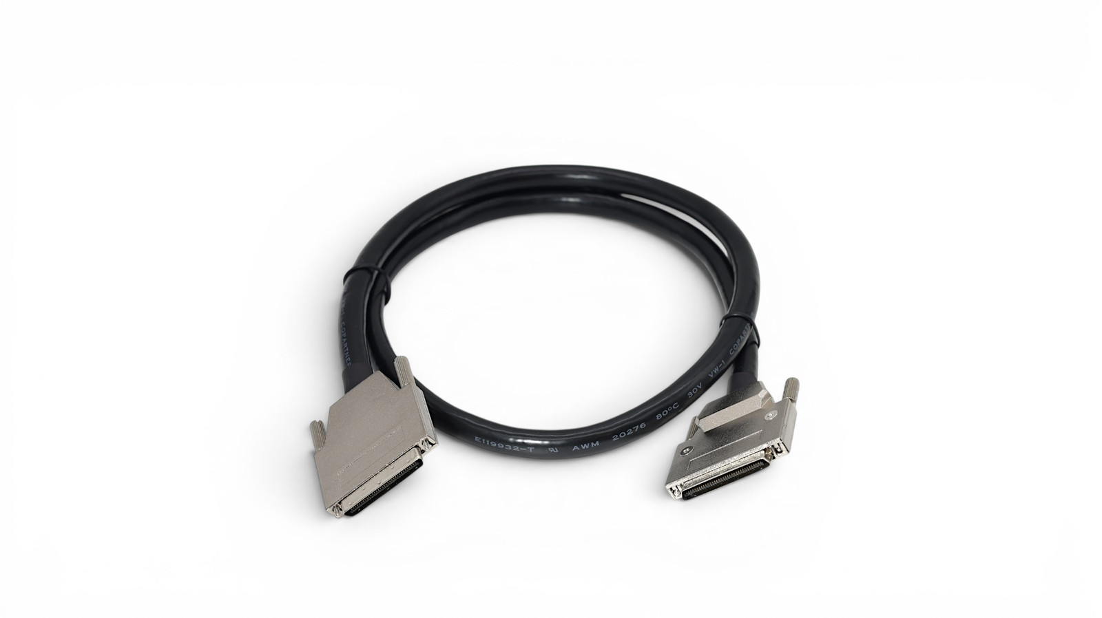 3ft SCSI-V VHDCI68 Male 0.8mm TS to SCSI-V VHDCI68 Male 0.8mm TS - Black