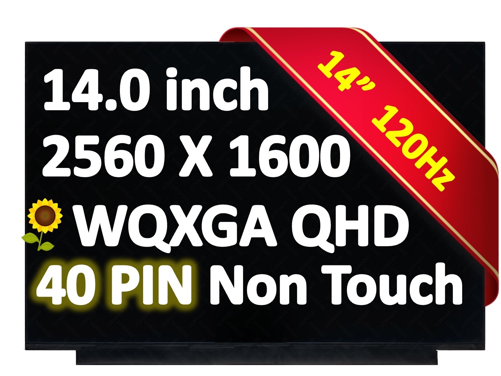 TL140ADXP02 TL140ADXP02-00 14" LCD Matrix Panel Display 2560x1600 165Hz 40 Pin
