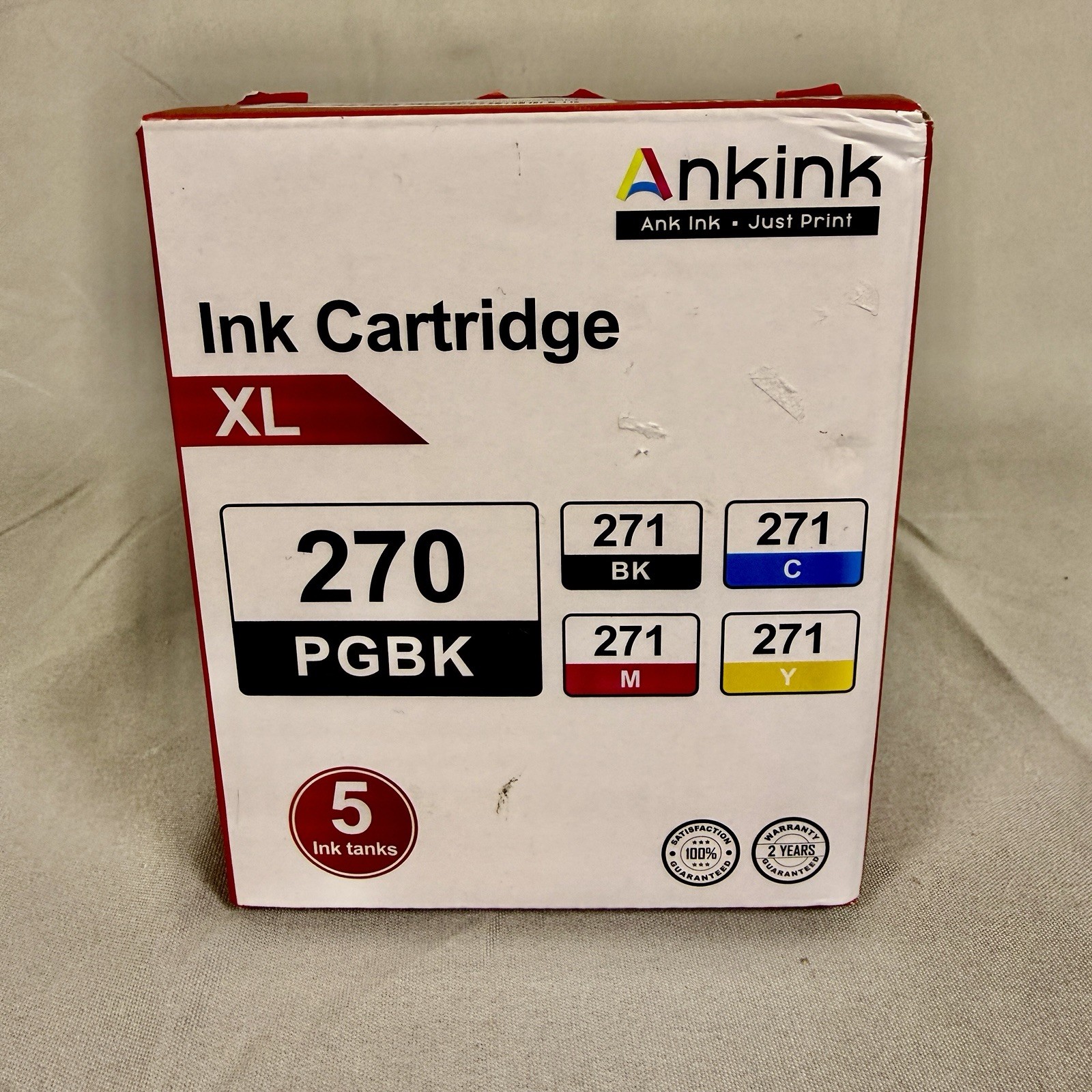 Compatible Canon Ink Cartridge Set 270XL 271XL Black & Color - Ankink Brand