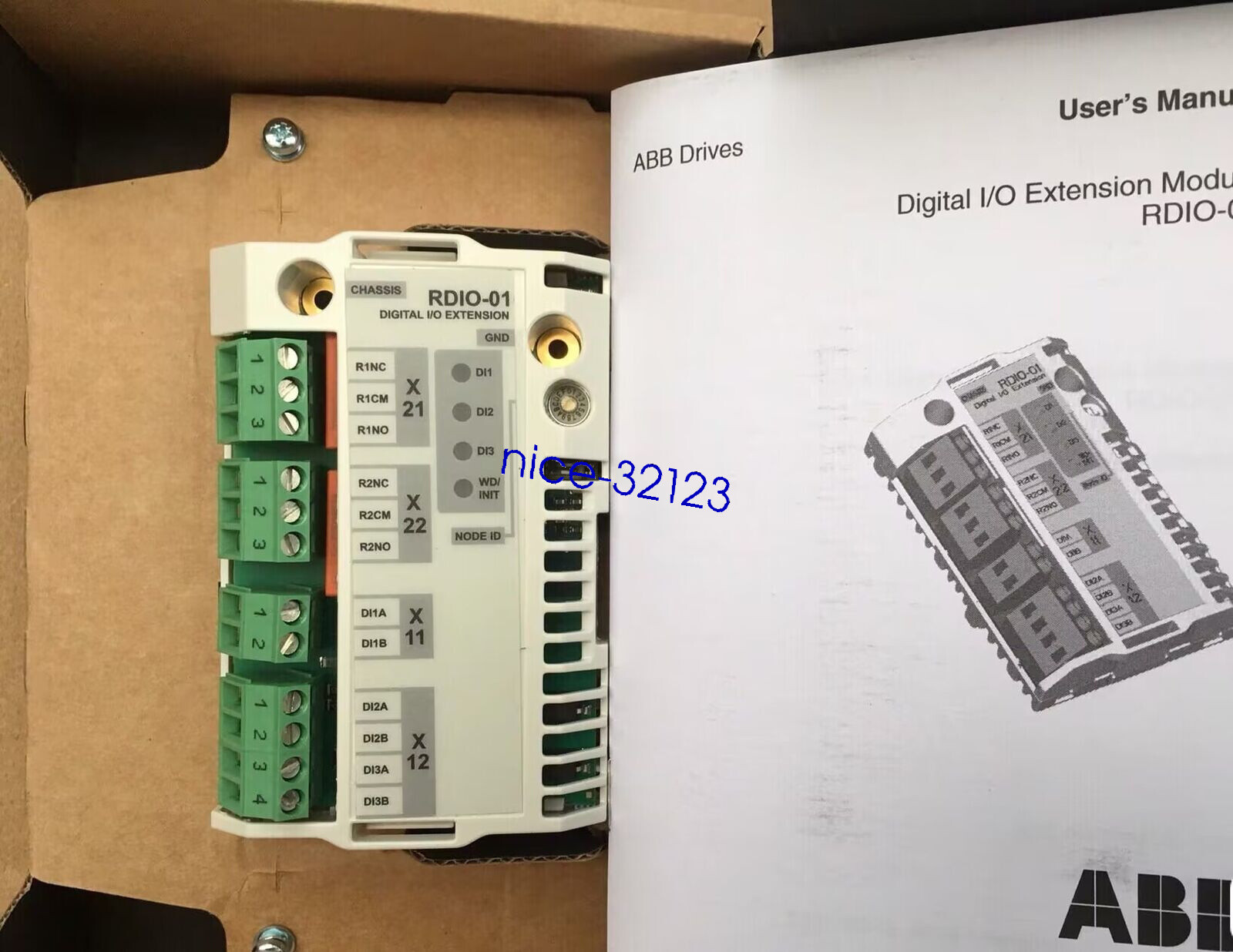 1PC New ABB RDIO-01 via DHL&FedEx&UPS Brand New Fast Ship