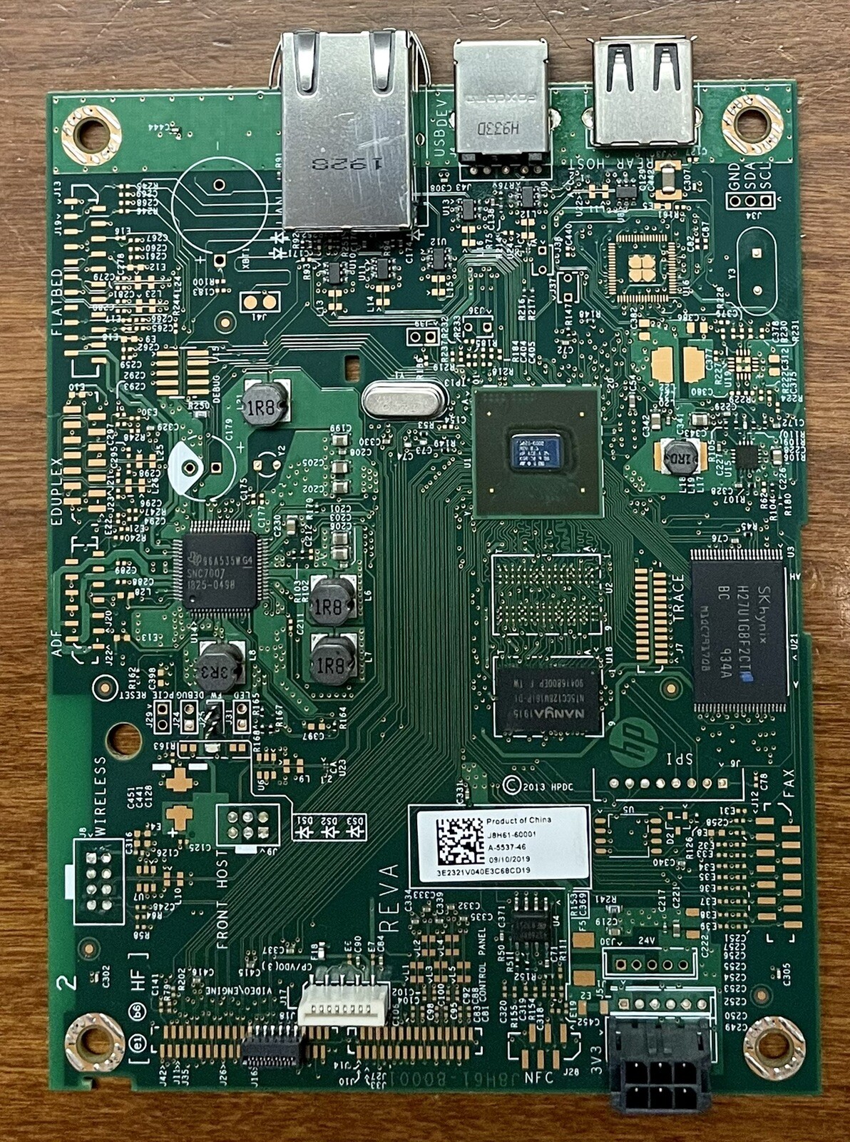 J8H61-60001 - HP LaserJet Pro OEM M501DN Formatter board Duplex