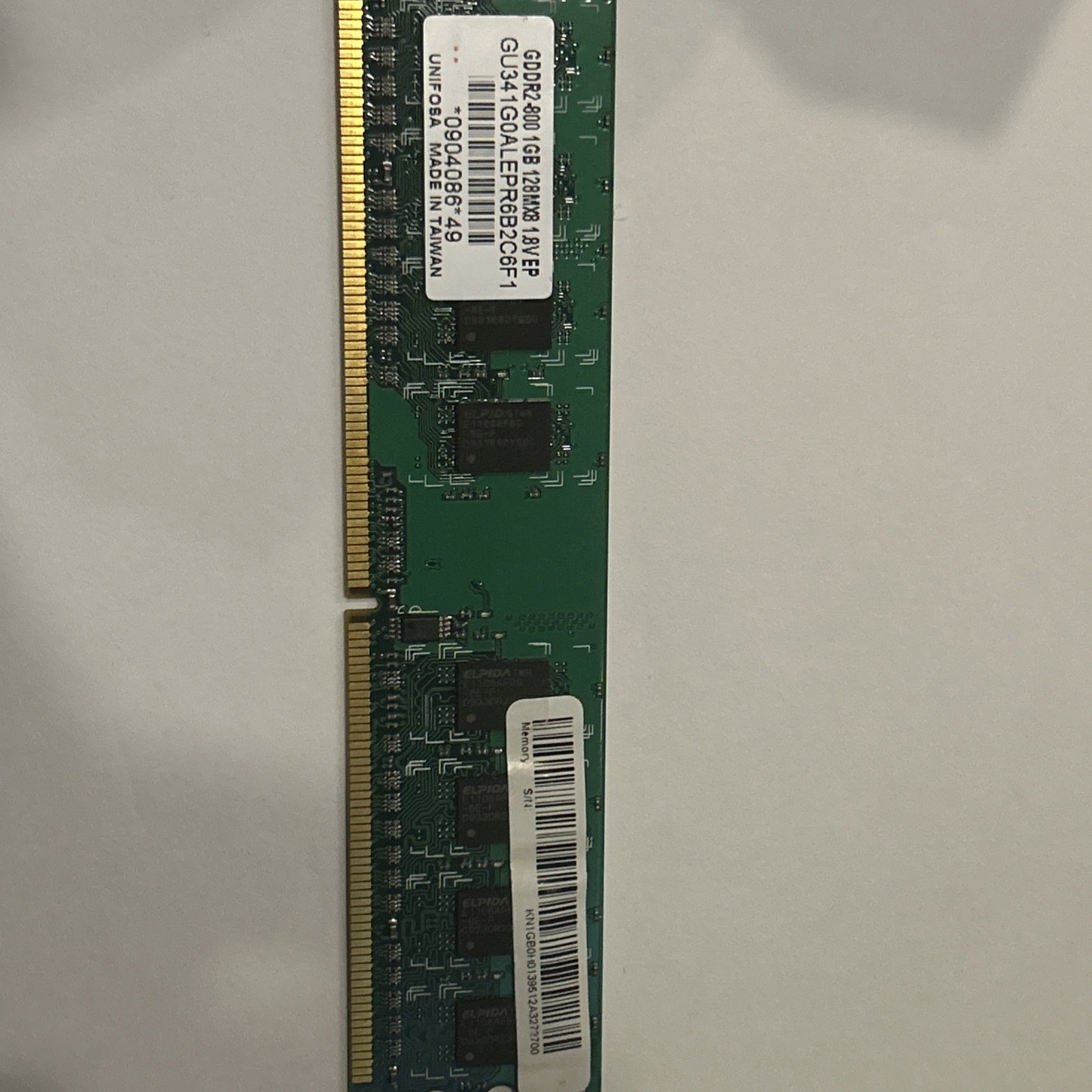 Desktop RAM GDDR2-800 1GB 128MX8 1.8V EP ELPIDA