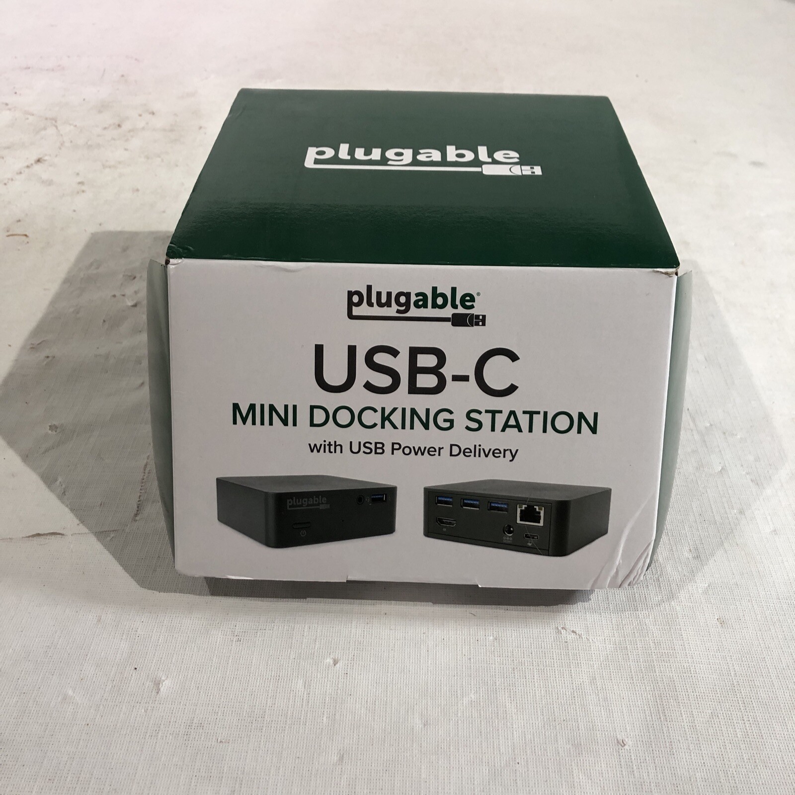 Plugable UD-CAM USB-C Mini Dock W/ Power Supply  85W Power