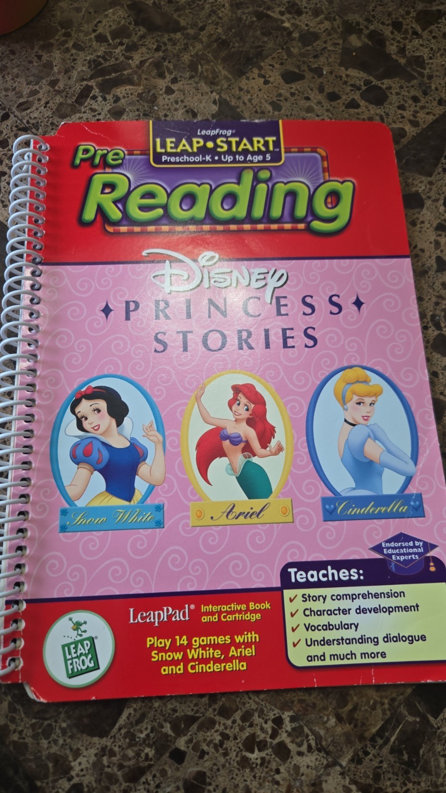 LeapStart Prereading: Disney Princess Stories Book Only 