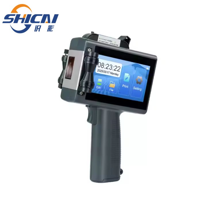 Handheld inkjet printer 25.4mm printing date text LOGO pattern variable data