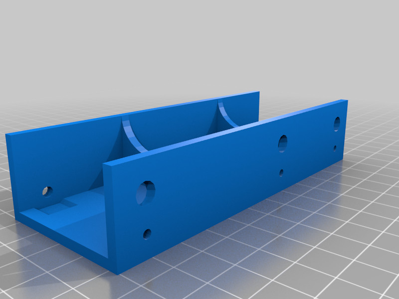 5.25 to 3.5 inch PC Bay Hard Disk Drive spacer - one sided 3D-Printed