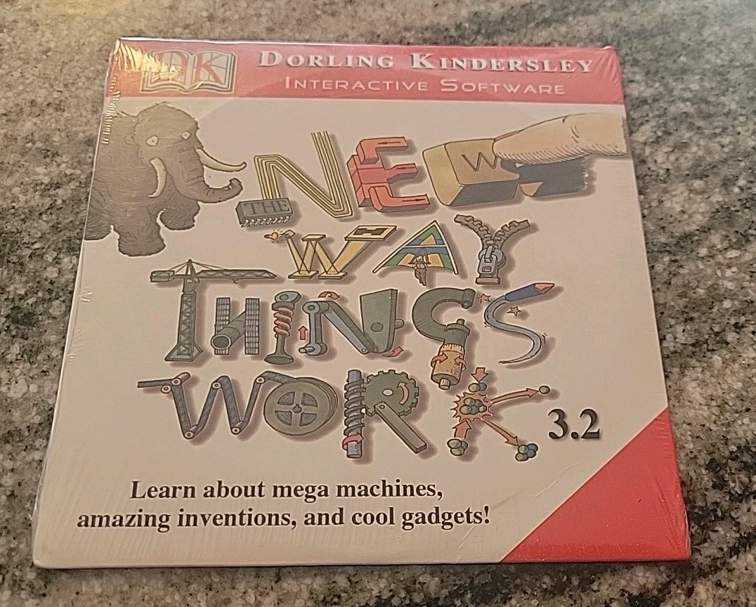 The New Way Things Work 3.2 CD-ROM DK Dorling Kindersley Interactive NEW Sealed
