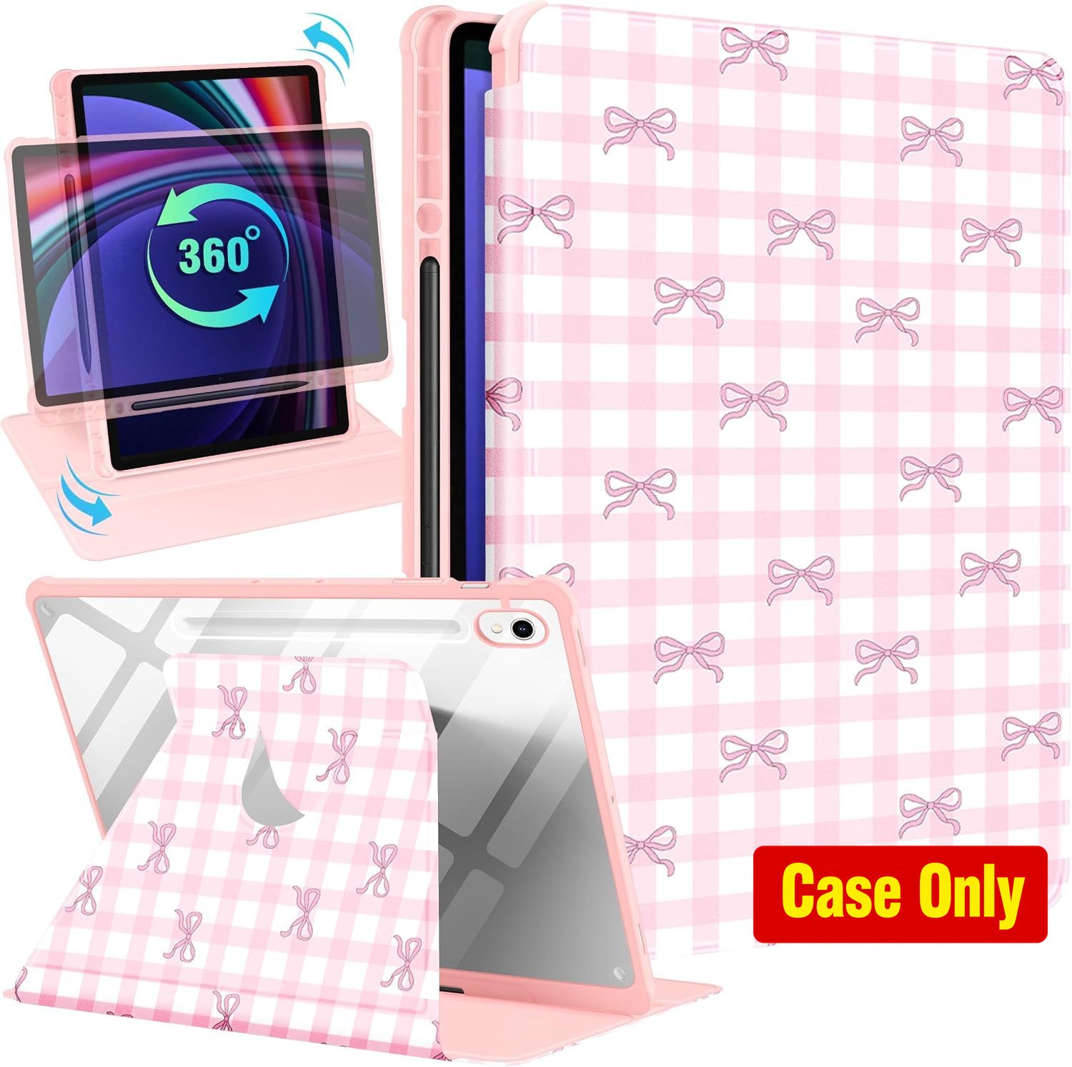 Case for Samsung Galaxy Tab S9 10.9 inch - 360 Degree Rotating Stand Folio Cover