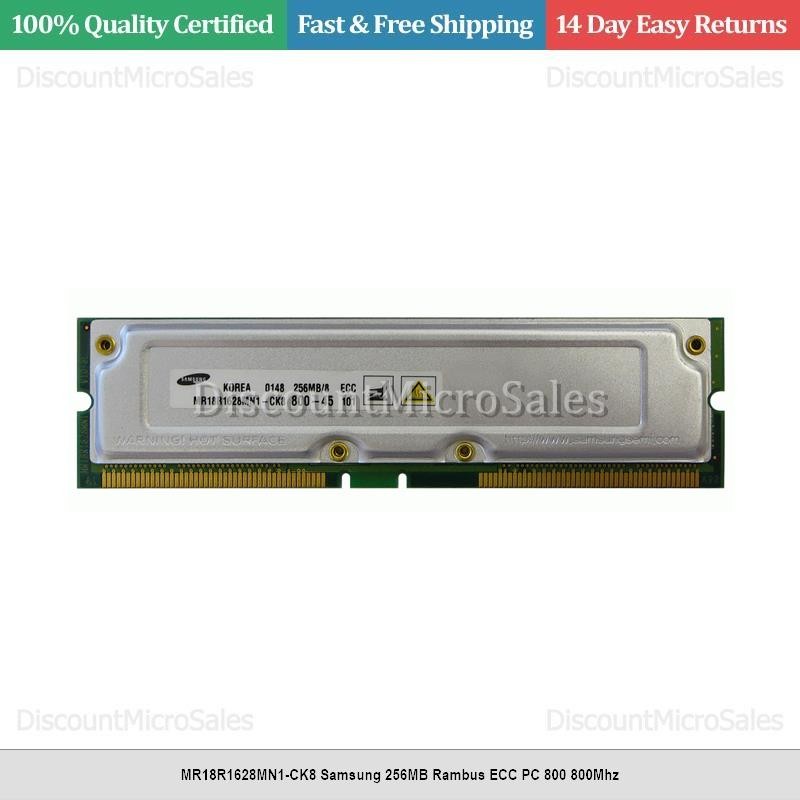MR18R1628MN1-CK8 Samsung 256MB Rambus ECC PC 800 800Mhz