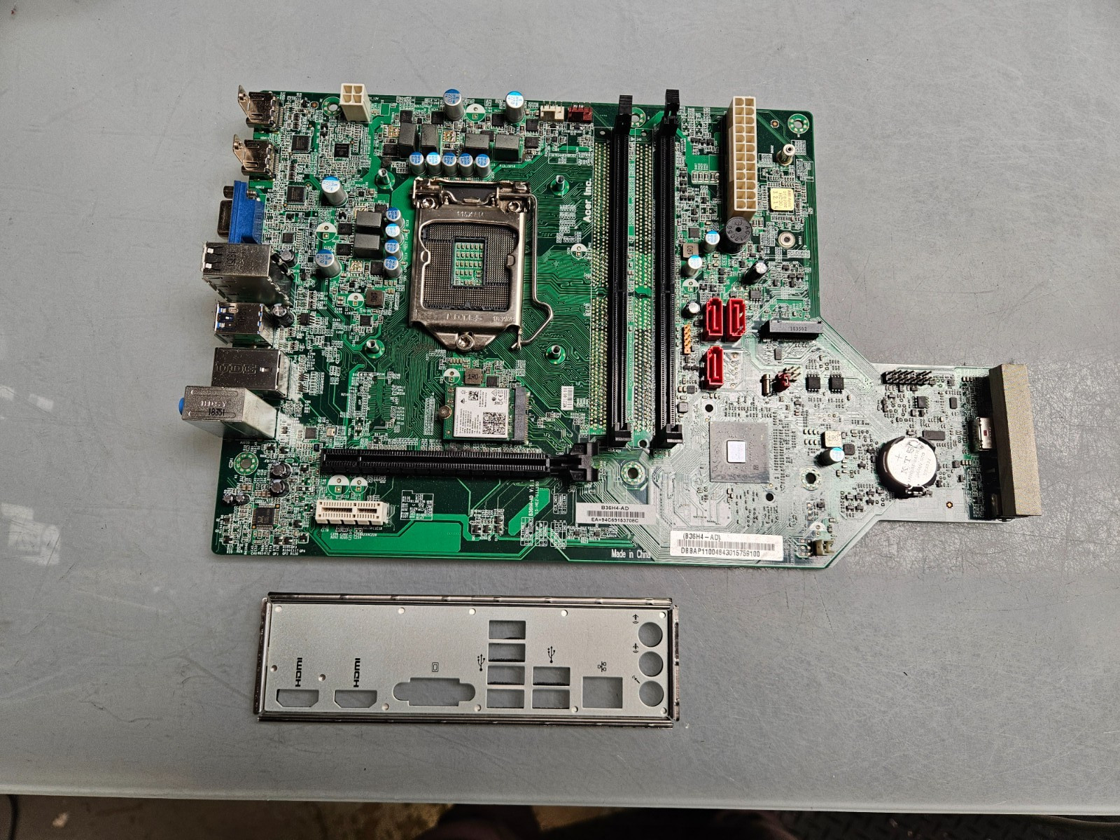 Acer Aspire TC-885 TC-865 Desktop Motherboard LGA1151 DDR4 B36H4-AD + I/O Shield