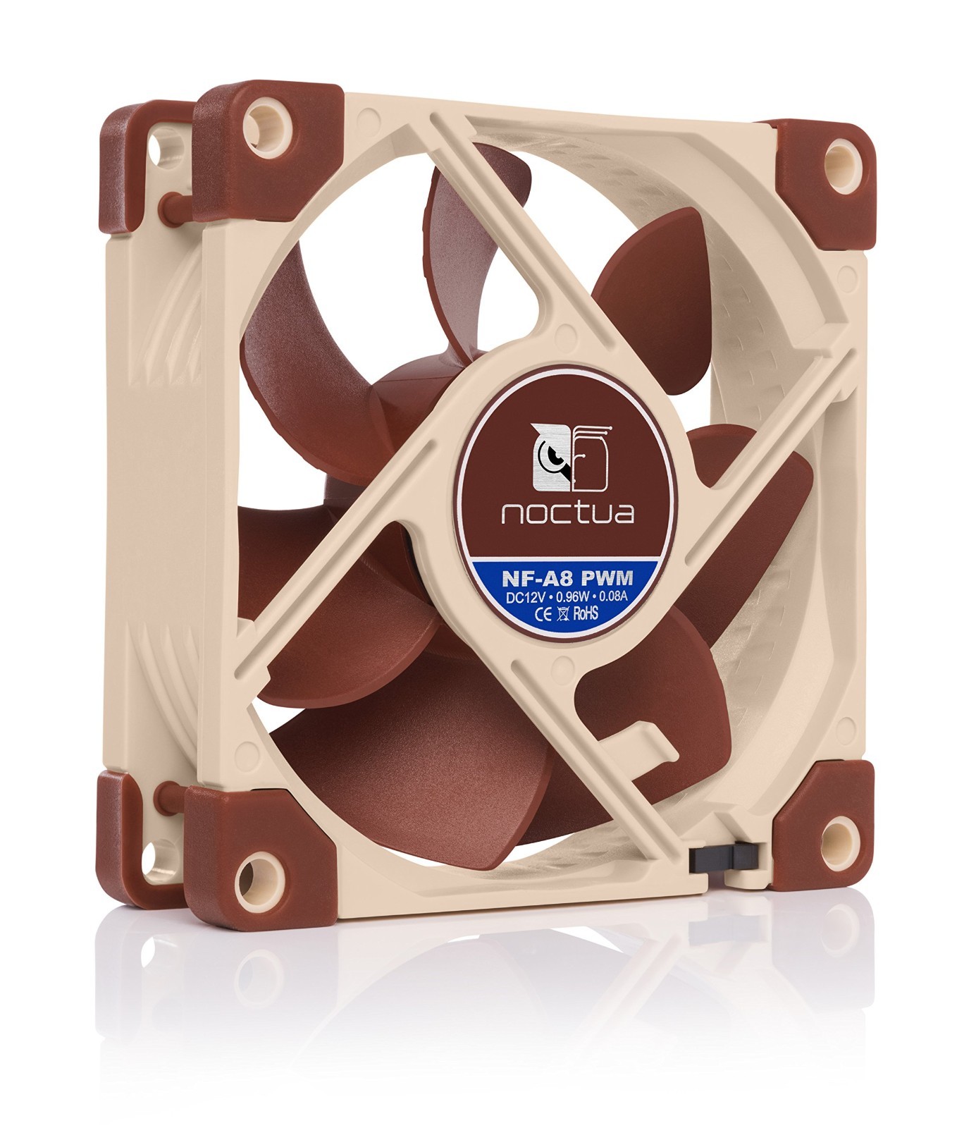 Noctua NF-A8 PWM 80mm x 25mm Low Noise Premium PC Case Fan 2200 RPM, 17.7 dBA