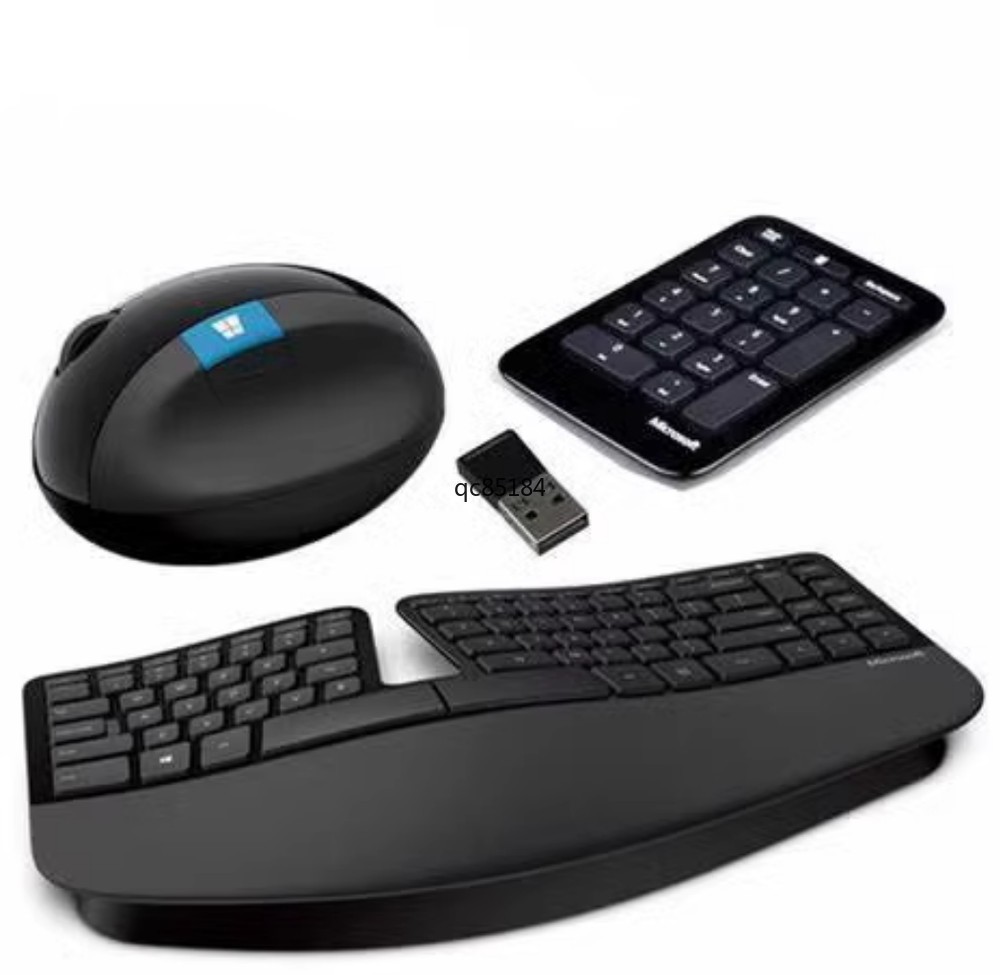 USED Microsoft Sculpt Ergonomic Keyboard with keypad&mouse for Business