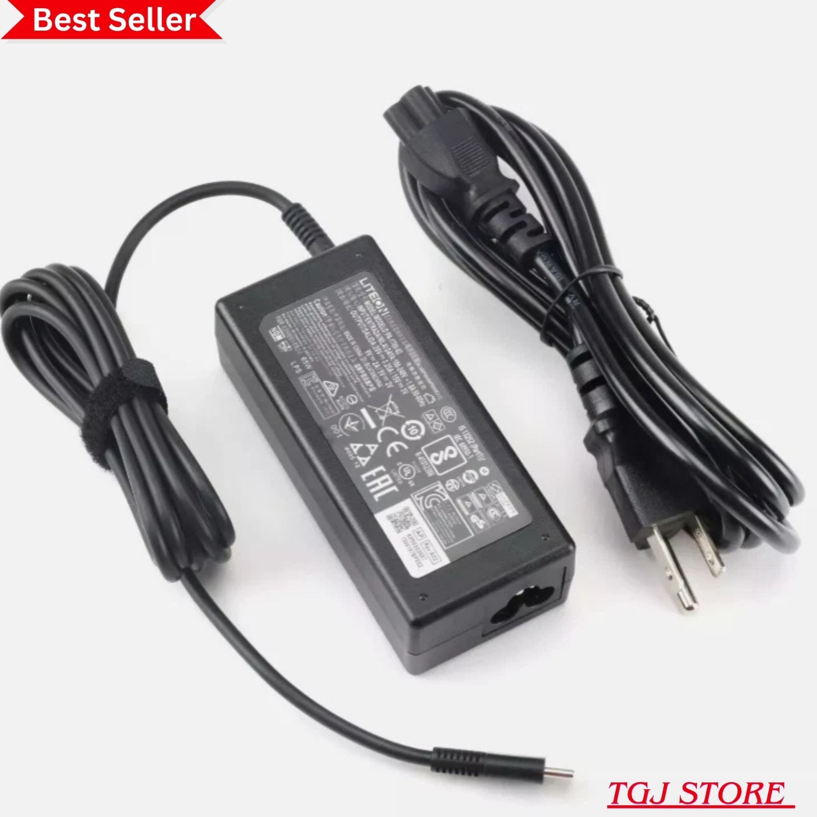Genuine 65W USB-C Type-C Laptop Power AC Adapter Charger for Acer Chromebook 315