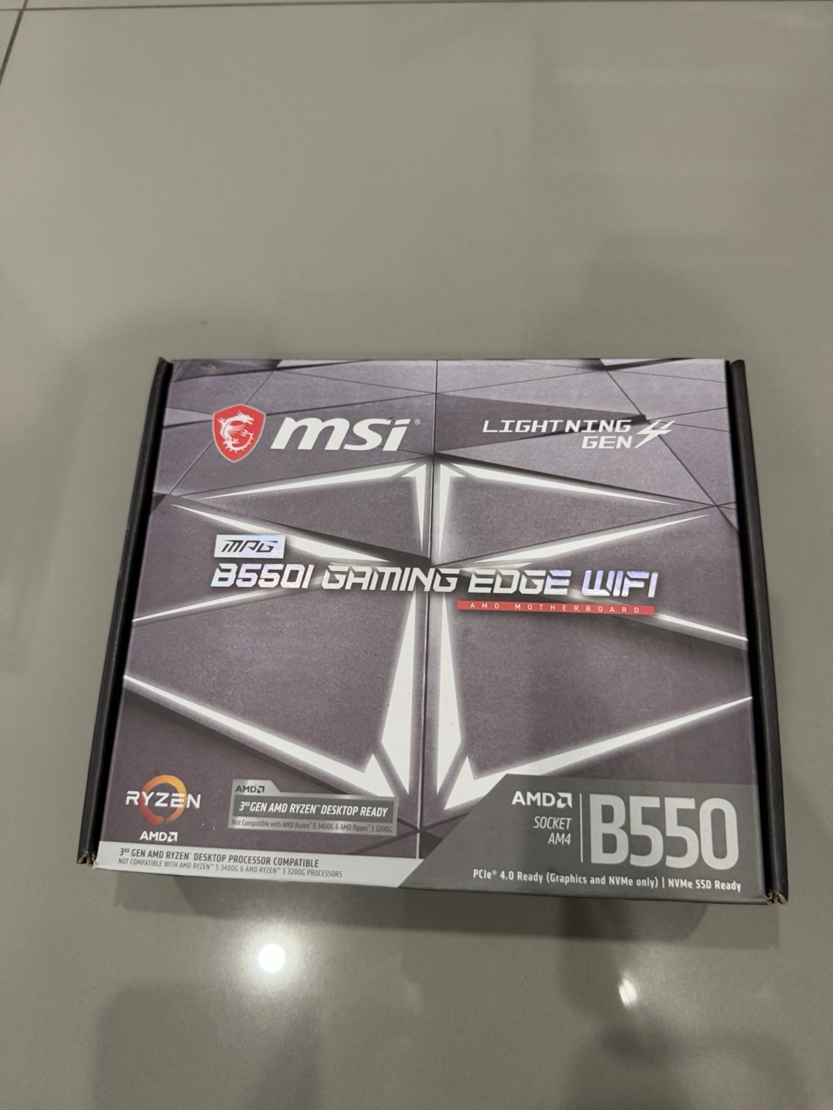 MSI MPG B550I GAMING EDGE WIFI Motherboard AMD B550 Socket AM4 DDR4 M.2 M-ITX