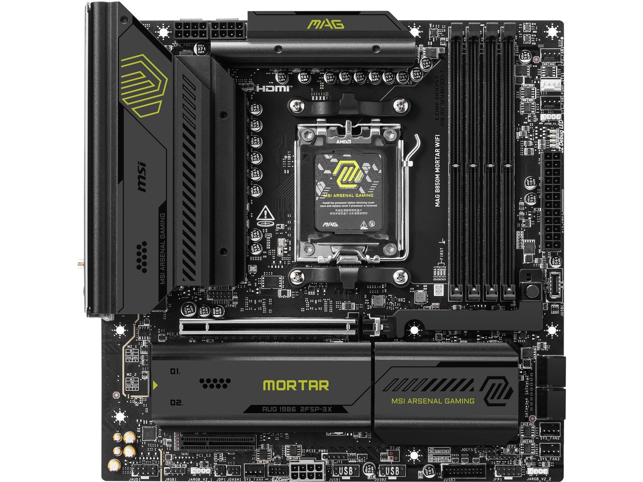 MSI MAG B850M MORTAR WIFI AM5 AMD B850 Micro ATX Motherboard