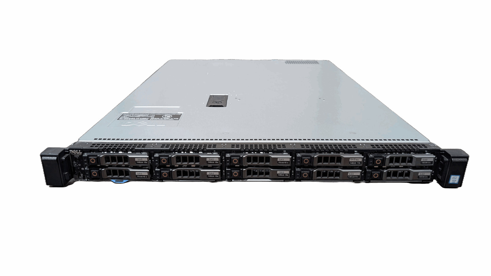 Dell PowerEdge R430 10SFF 1U Server 2x E5-2660 v3 32gb 10x Trays H730 2x 350w
