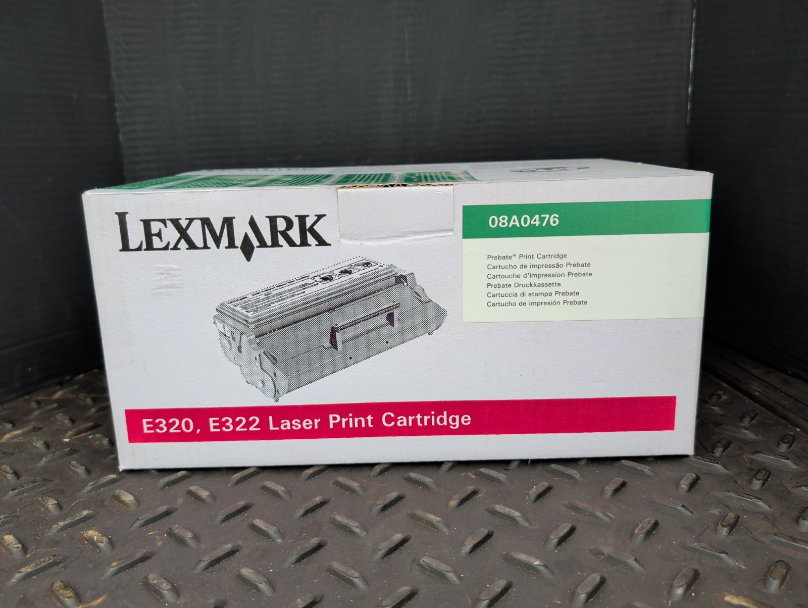 New Factory Sealed LEXMARK 08A0476 Black Toner Cartridge E320 E322 Genuine OEM
