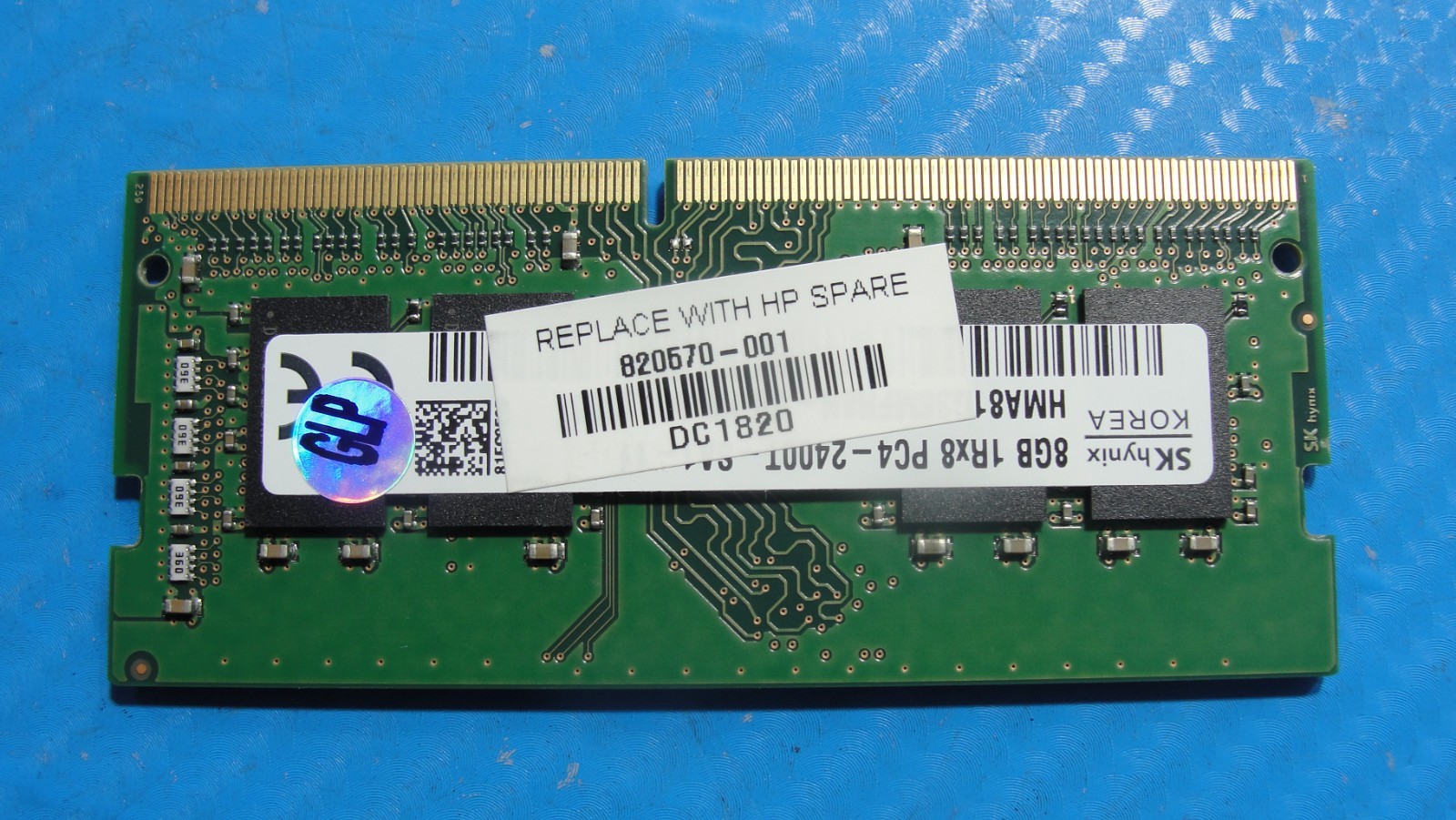 HP ProBook 450 G5 SKhynix 8GB 1Rx8 PC4-2400T Memory RAM SO-DIMM HMA81GS6MFR8N-UH