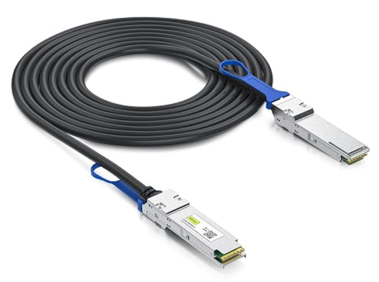 10Gtek CAB-ZQP/ZQP-P4M 100G QSFP28 DAC 4-m 30AWG Passive, For MEL