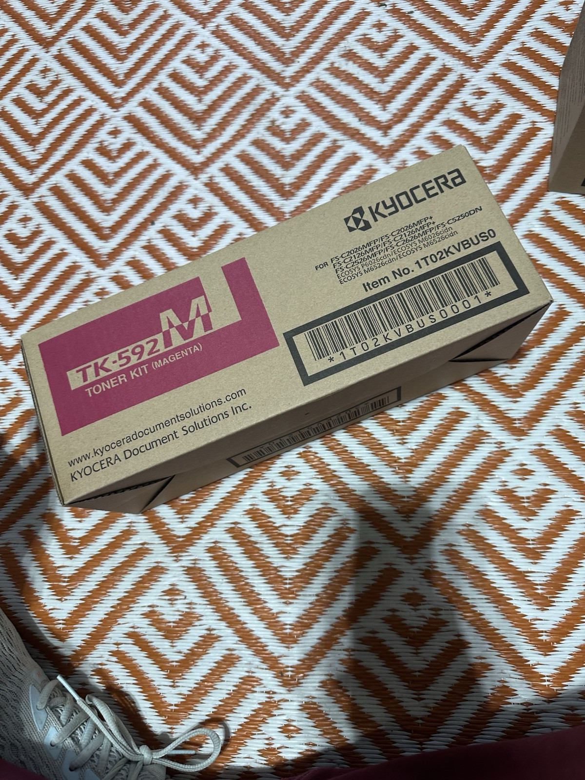 Kyocera Tk-592 M Toner Kit Magenta New OEM
