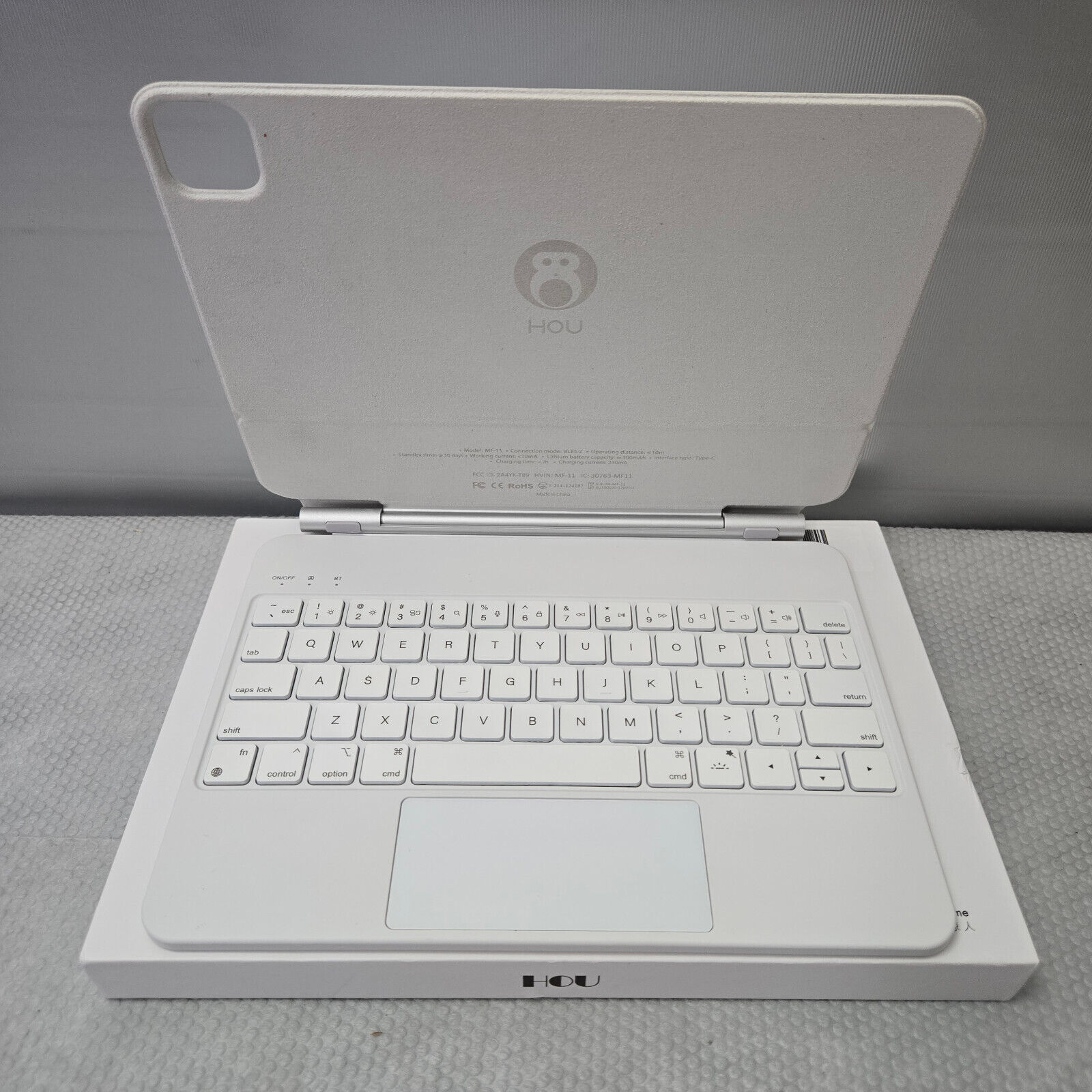 HOU Mf-11 Keyboard Case For IPad Pro - White