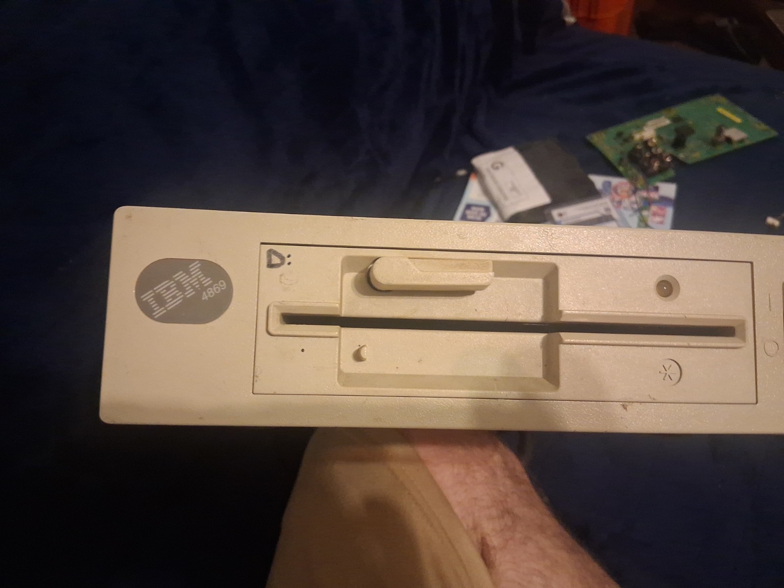 IBM 4869 External Floppy Disk Drive Vintage 