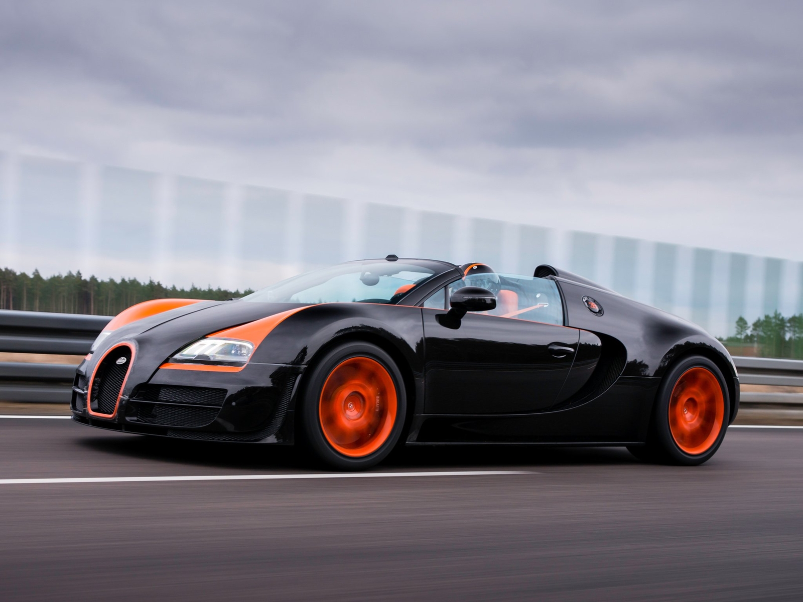 Cars bugatti veyron grand sport roadster vitesseandquot Desk Mat Stitched