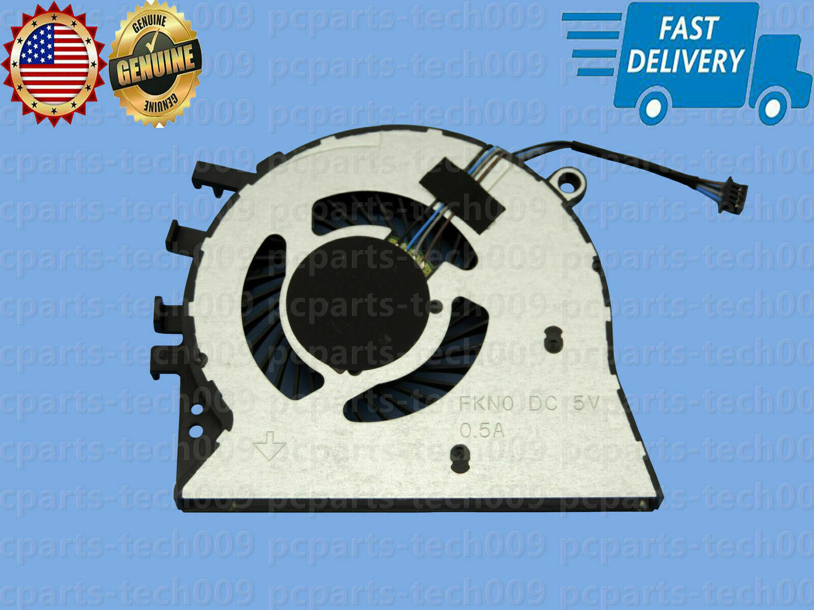 Genuine CPU Cooling Fan For HP 17-by1071cl 17-by2091nr 17-by3051cl 17-by3056cl