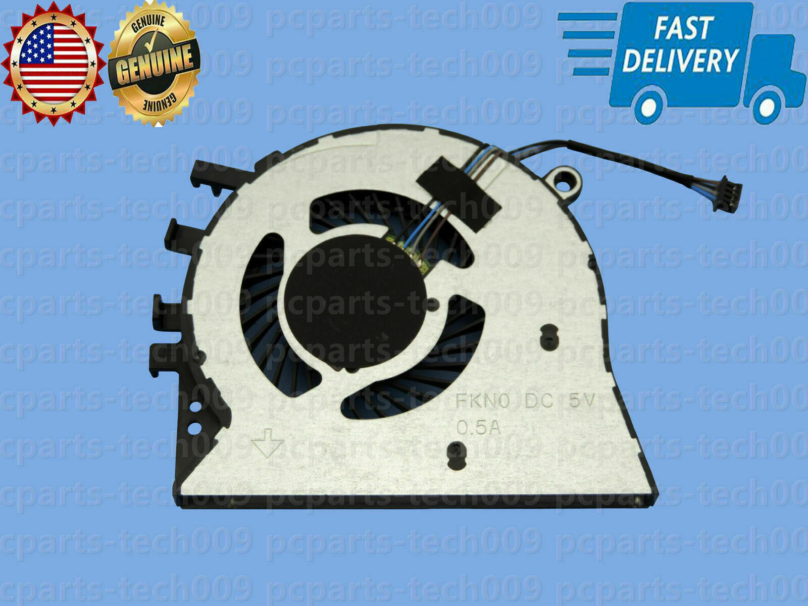 Genuine CPU Cooling Fan for HP 17-BY2053CL 17-by2075cl 17-by3021dx 17-by3067st 
