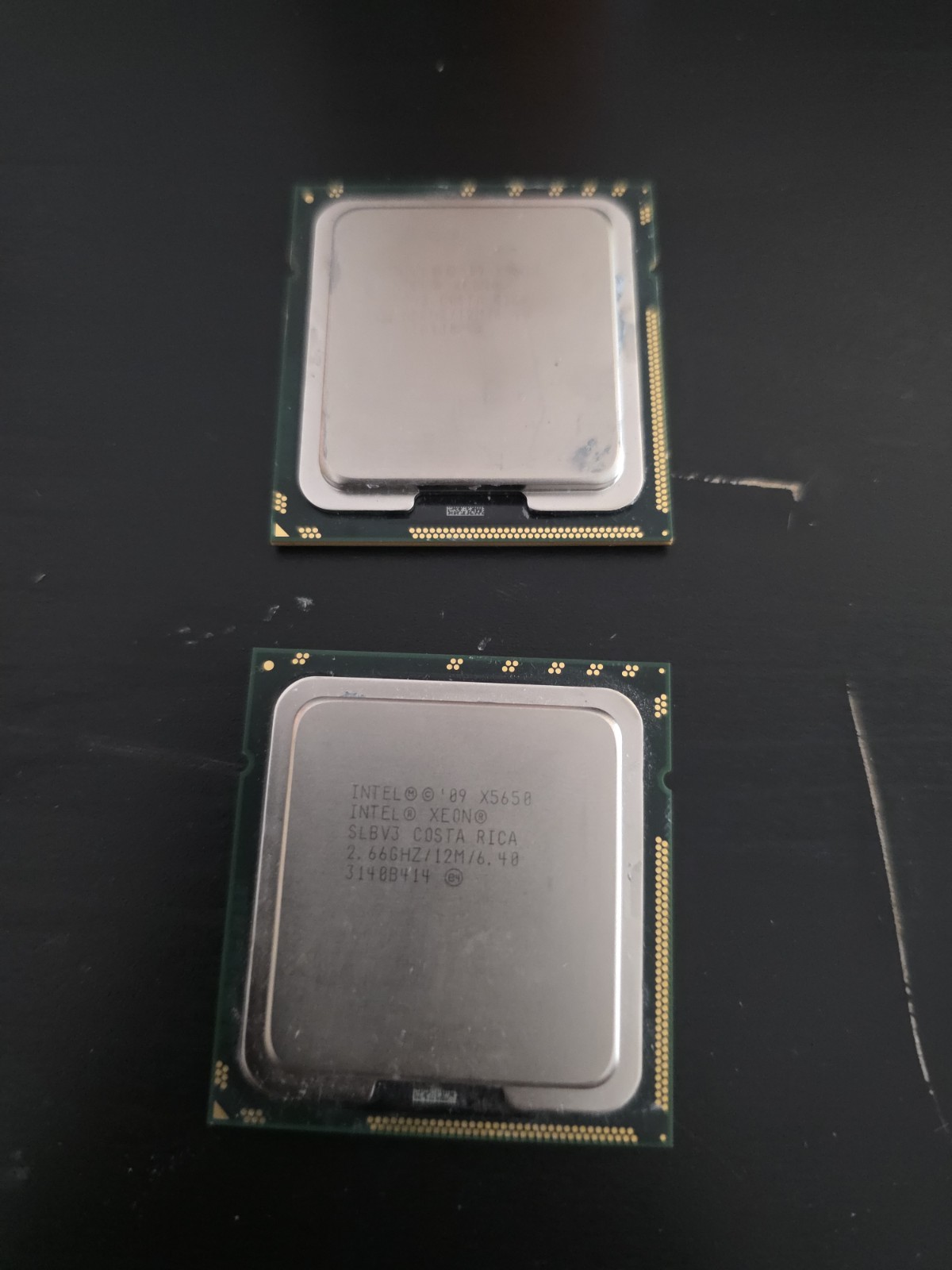 Matched Pair of Intel Xeon X5650 2.66GHz Processor / CPU SLBV3. USED