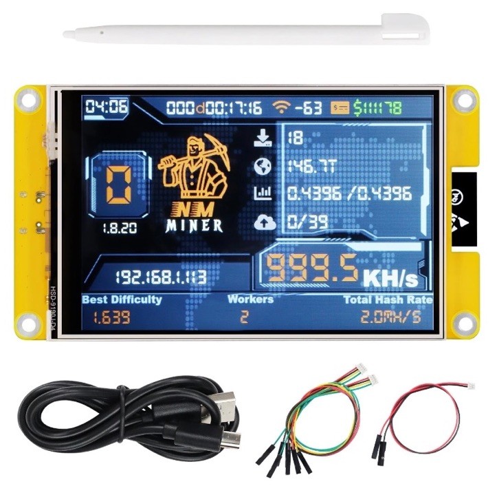 Freenove ESP32 4" Touchscreen Display LCD WiFi Bluetooth ST7796 LVGL Code Kit