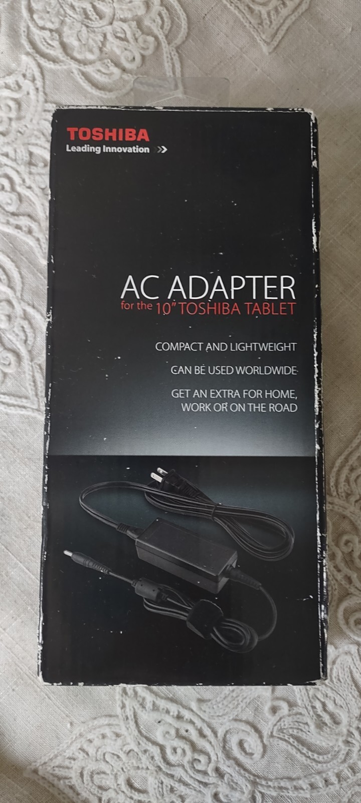 Toshiba Power Adapter PA3922U-1ARA 30W Global AC for Toshiba 10" Tablet 