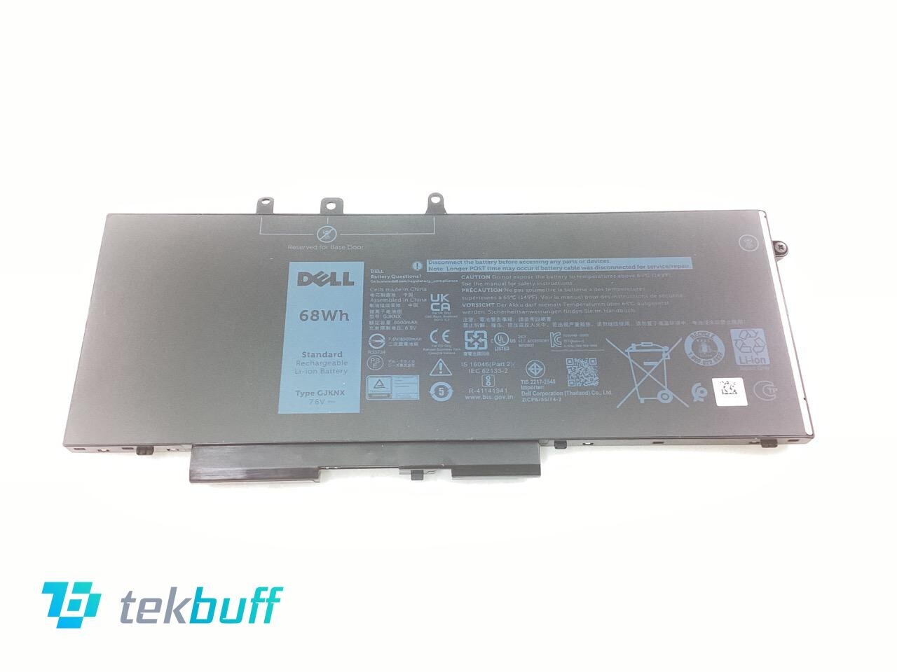 Dell OEM Original (451-BBZG) 4-Cell 68WHr Li-Ion Battery for Latitude 5280, 5480