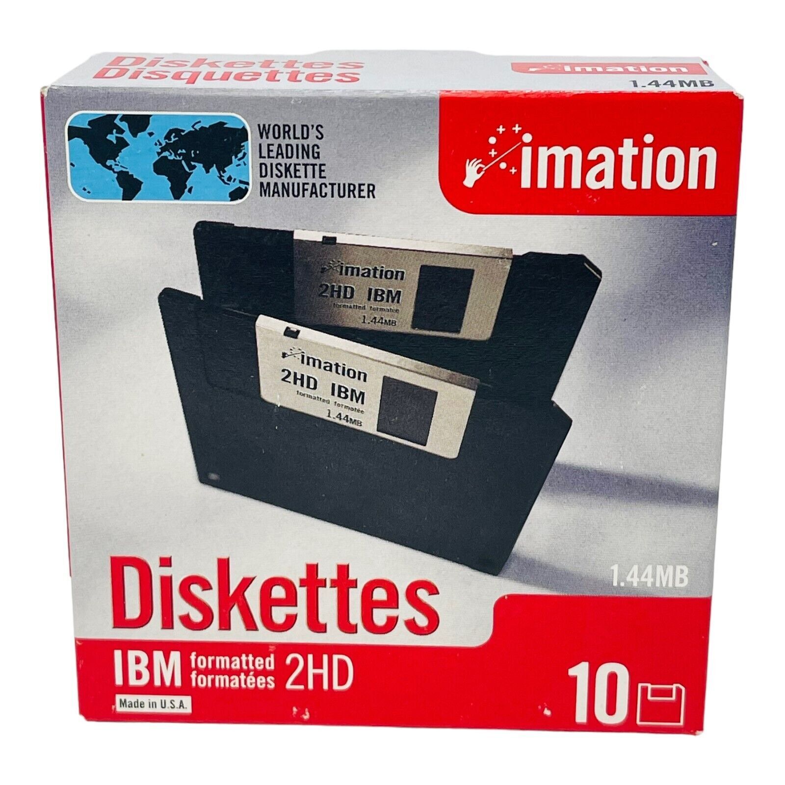 Imation 12881 3.5in. Floppy Disk IBM formatted 1.43 MB
