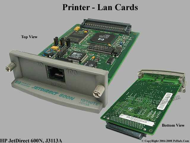 HP Laserjet 4100 4200 4600 4650 5000 10/100 Ethernet Network Print Server Card 