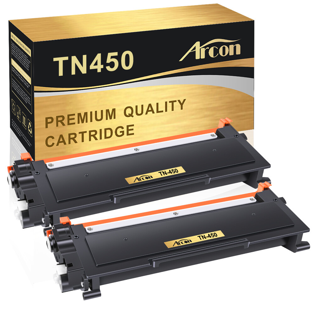 2 PK Compatible with Brother MFC-7860DW Printer TN450 High Yield Toner Cartridge
