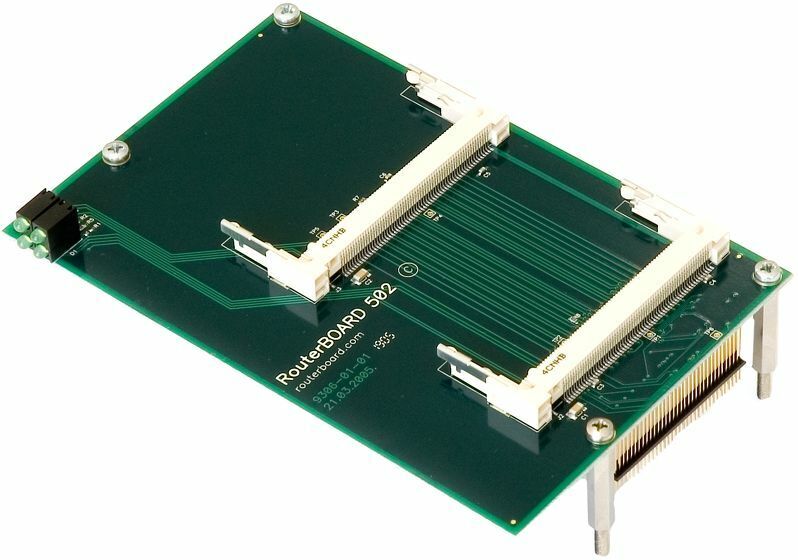 2 pack Mikrotik RB502 - RouterBOARD 502, 2x miniPCI-Slots