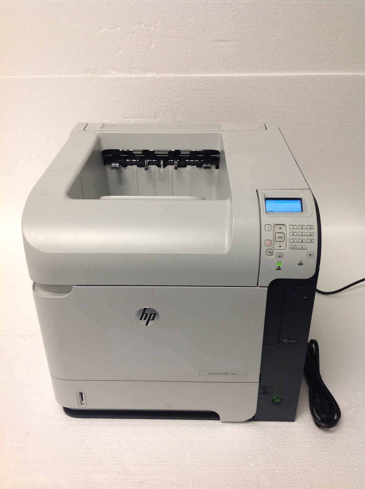 HP LaserJet 600 M602 512MB Monochrome Laser Printer w/ Toner, 62k Pages Printed