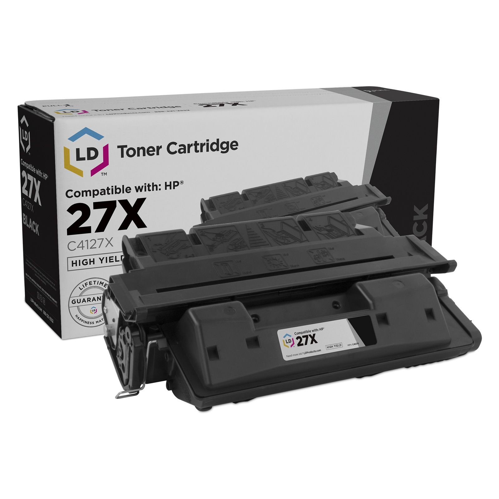 LD C4127X 27X Black HY  Laser Toner Cartridge for HP 4000 4050 4050t 4000t m4000