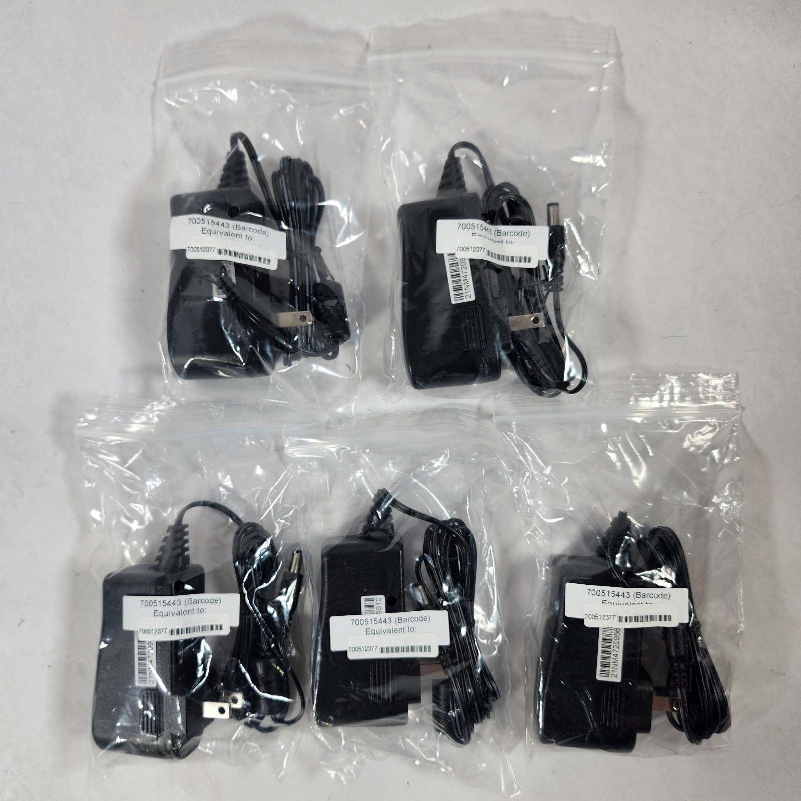 Lot of 5 Avaya J100 1600 Series 5V Switching Mode Power Supply Adapter 700512377