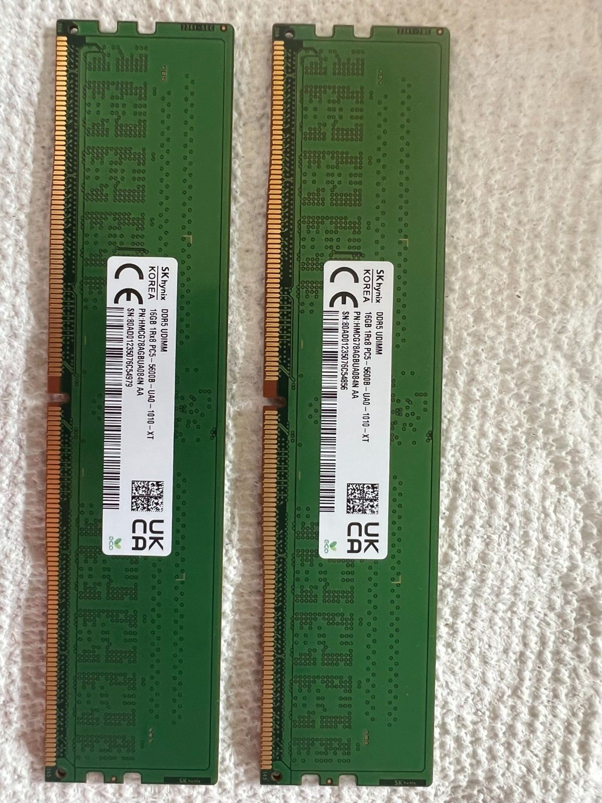 SKhynix 32gb (2x16) ddr5 UDIMM PC Memory Kit