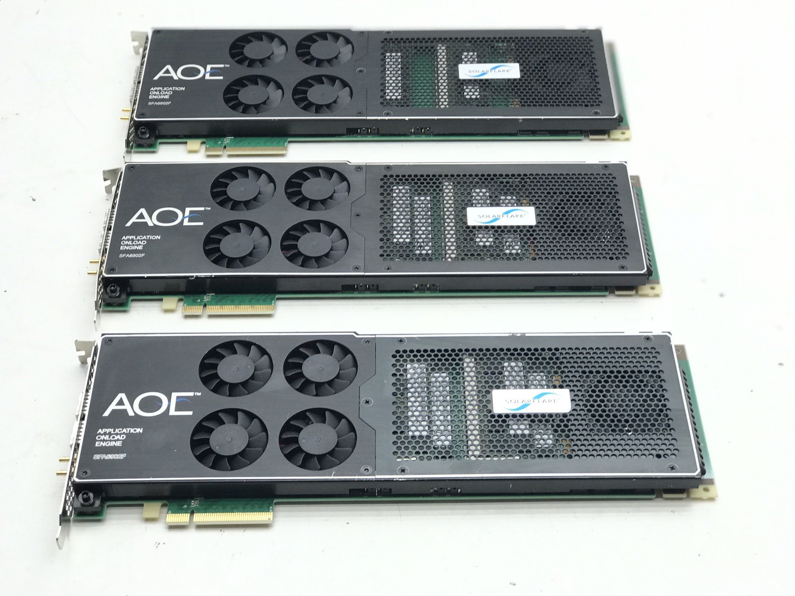 Lot of 3 SOLARFLARE AOE APPLICATION ONLOAD ENGINE SFA6902F