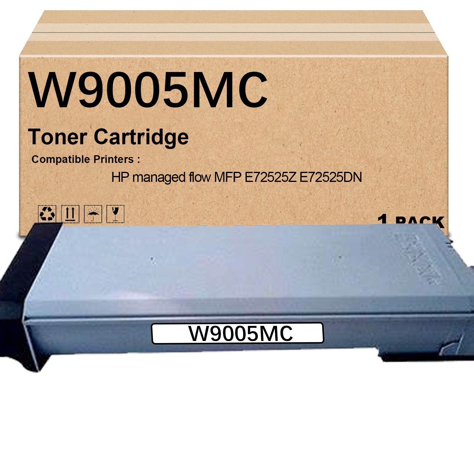 1 Pack W9005 W9005MC Toner Cartridge   for HP Managed Flow MFP E72525Z  E72525DN