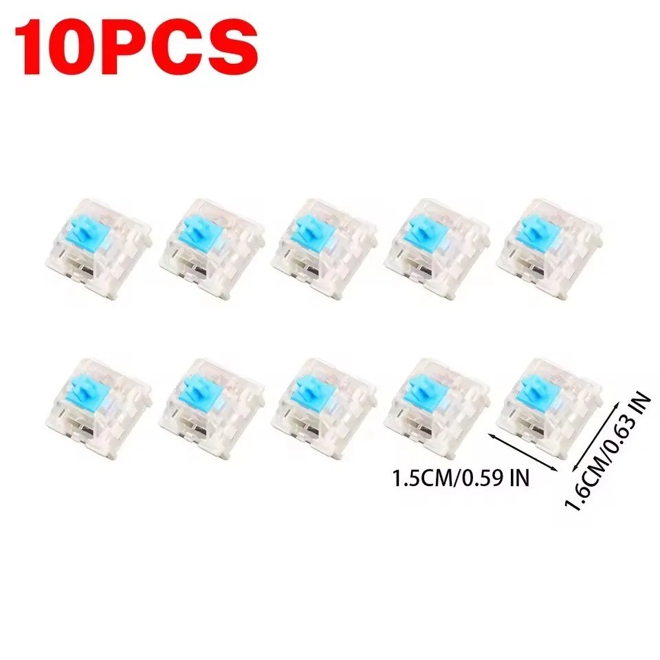 30 Pcs Keyboard Clicker,Mechanical,3 Pin Clicky Switches,Clickers for 3D Prints,