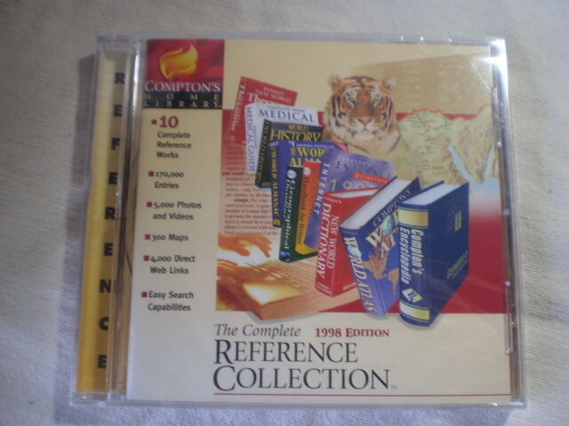 Compton's Home Library The Complete Reference Collection 1998 Edition NEW