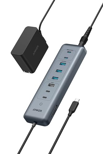 Anker USB-C Data Hub 11-in-1 with 10Gbps/5Gbps High-Speed ​​Data Transfer 100W